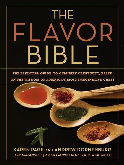 Title details for The Flavor Bible by Andrew Dornenburg - Wait list